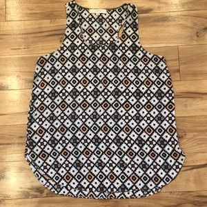 Ann Taylor Loft Sleeveless Racerback Blouse